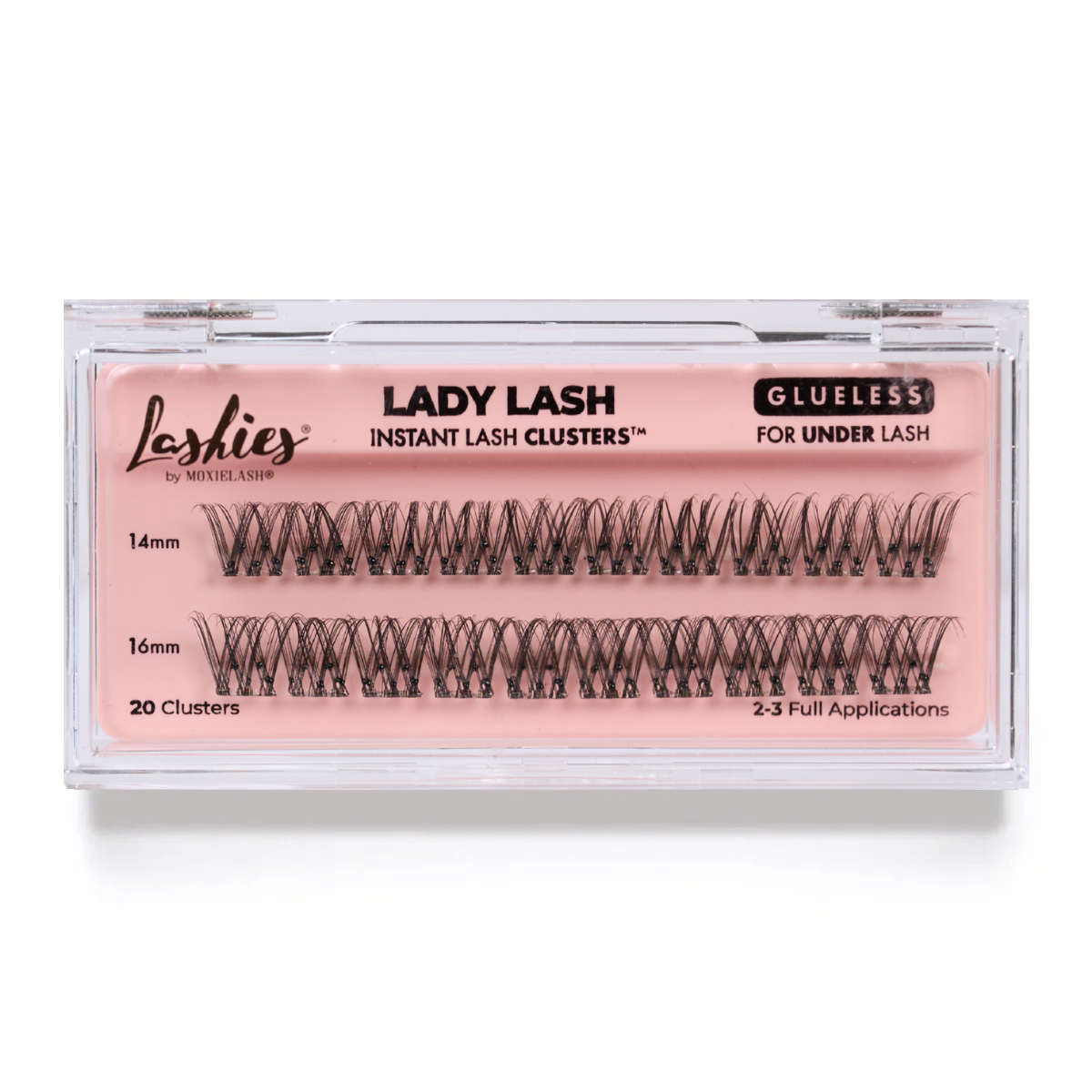 MoxieLash Lady Lash Clusters in 14-16mm length